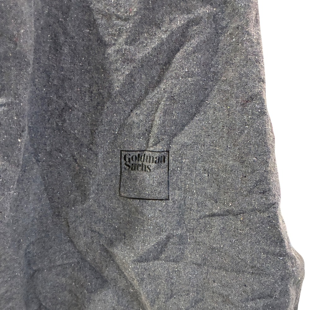 Goldman Sachs Recycled Cotton Heather Grey Tote Sustainable Granola Old Money